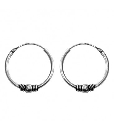 Creolen van ZOE in sterling zilver (16 mm)