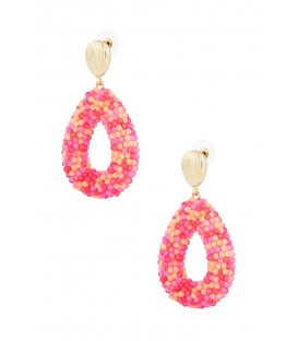 Fuchsia Roze Oorhangers - Must-have Modeaccessoire