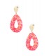 Fuchsia Roze Oorhangers - Must-have Modeaccessoire