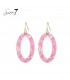 Stijlvolle Roze Oorhangers - Perfect voor Elke Outfit