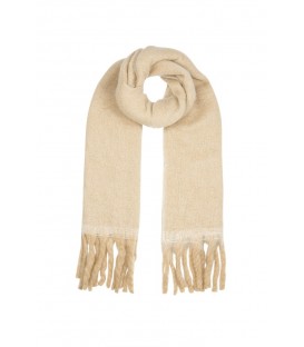 Beige warme winter sjaal